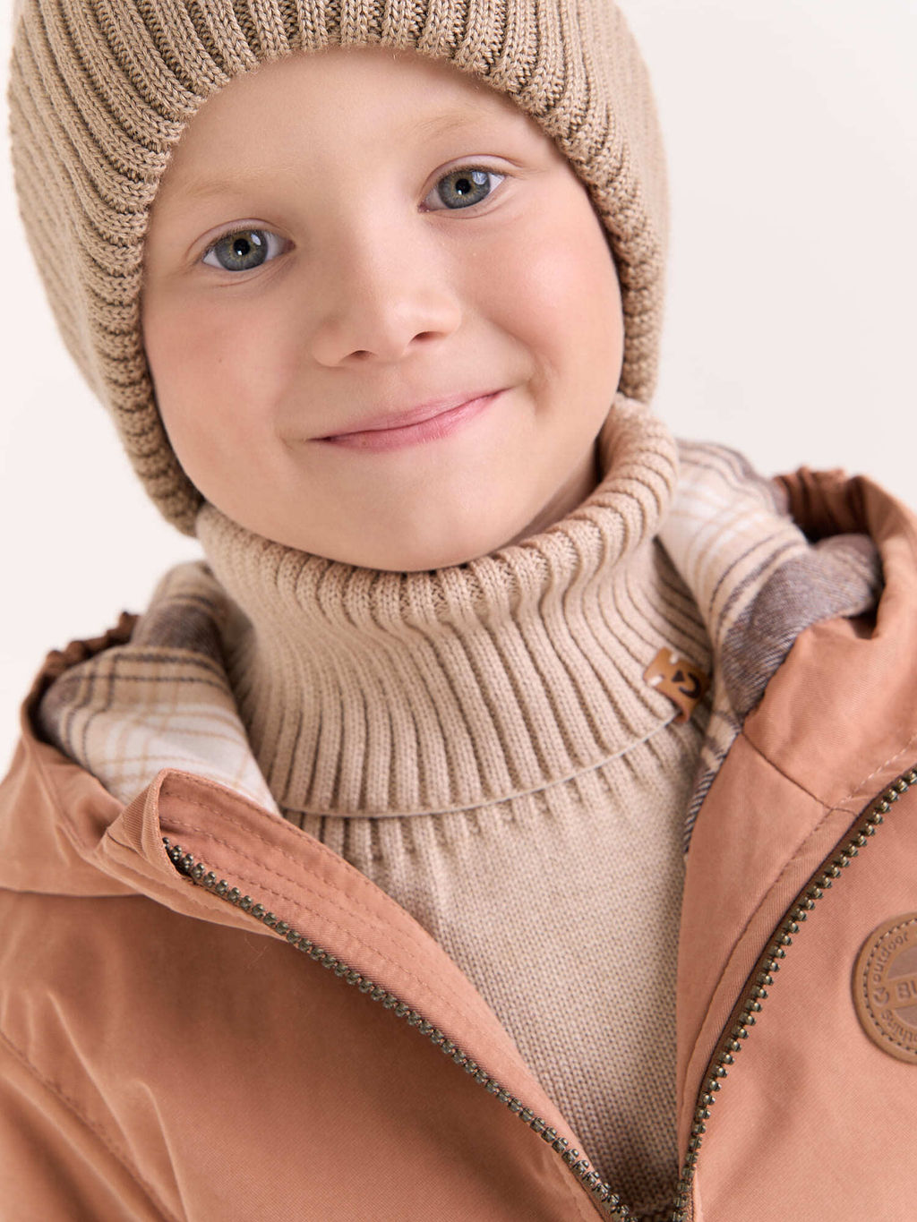 Манишка хлопковая Нюд - Bungly фото 5