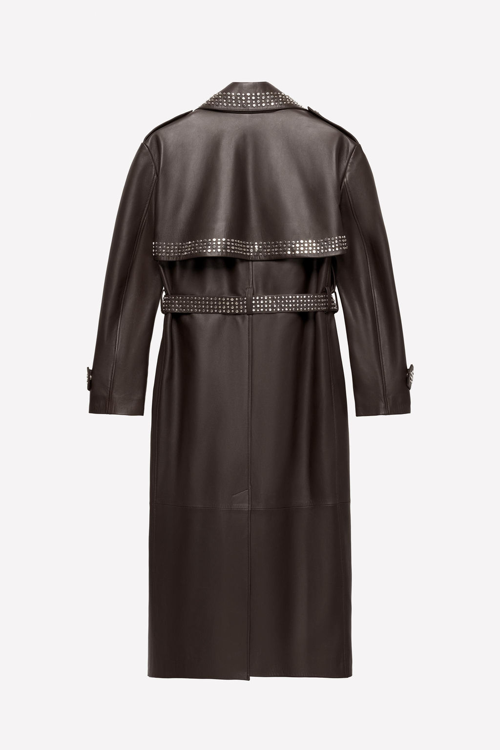 LEATHER STUDDED TRENCH COAT LUDOVIC DE SAINT SERNIN x ZARA