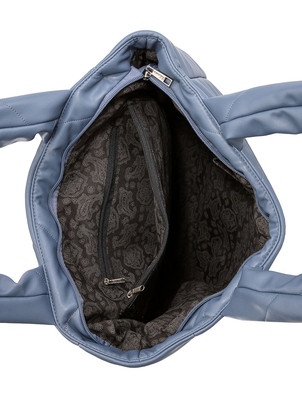 Серо-голубой шоппер S.Lavia  фото 6