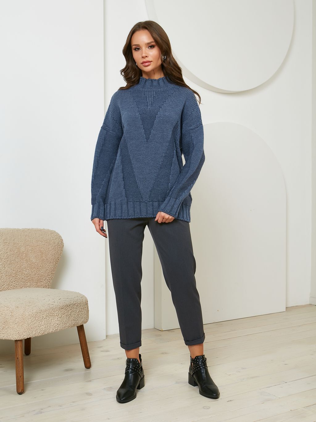 Джемпер вязаный - Stilla фото 21