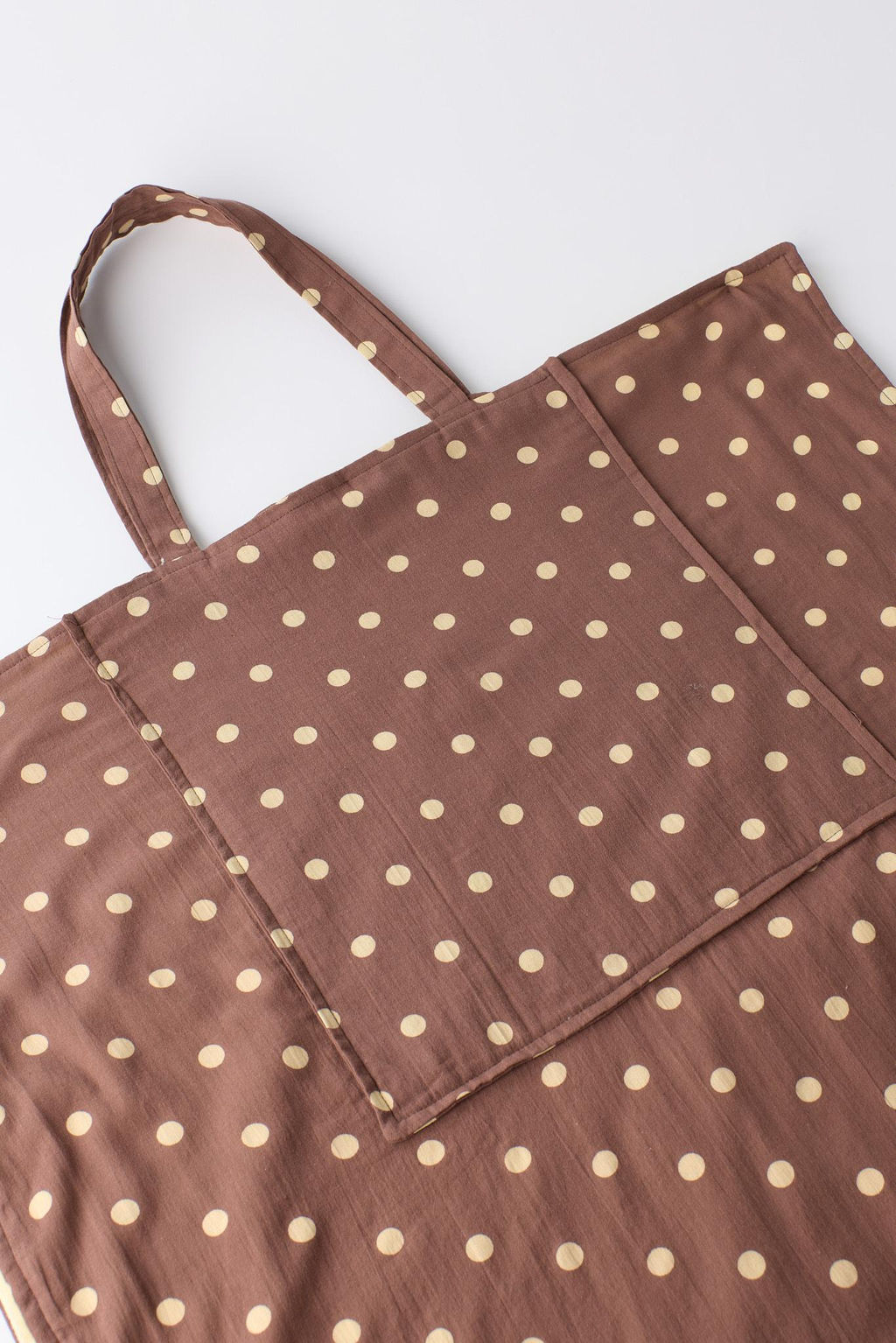 TOALLA BOLSO ESTAMPADA TOPOS / Marr?n - Zara фото 4
