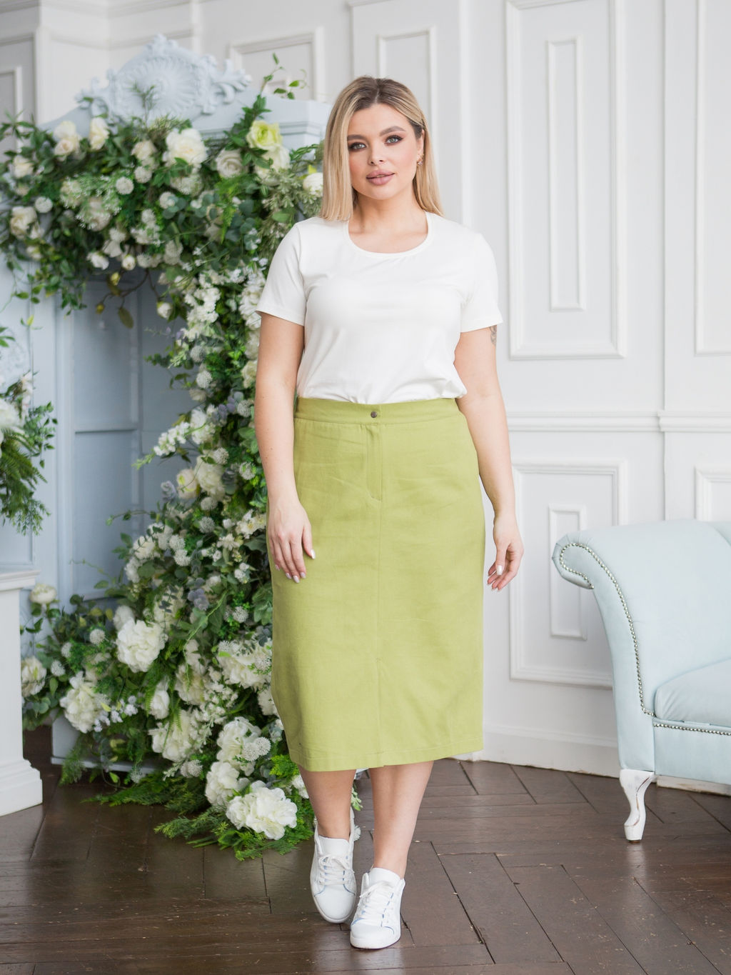 Юбка 1332 лайм - Novita фото 6