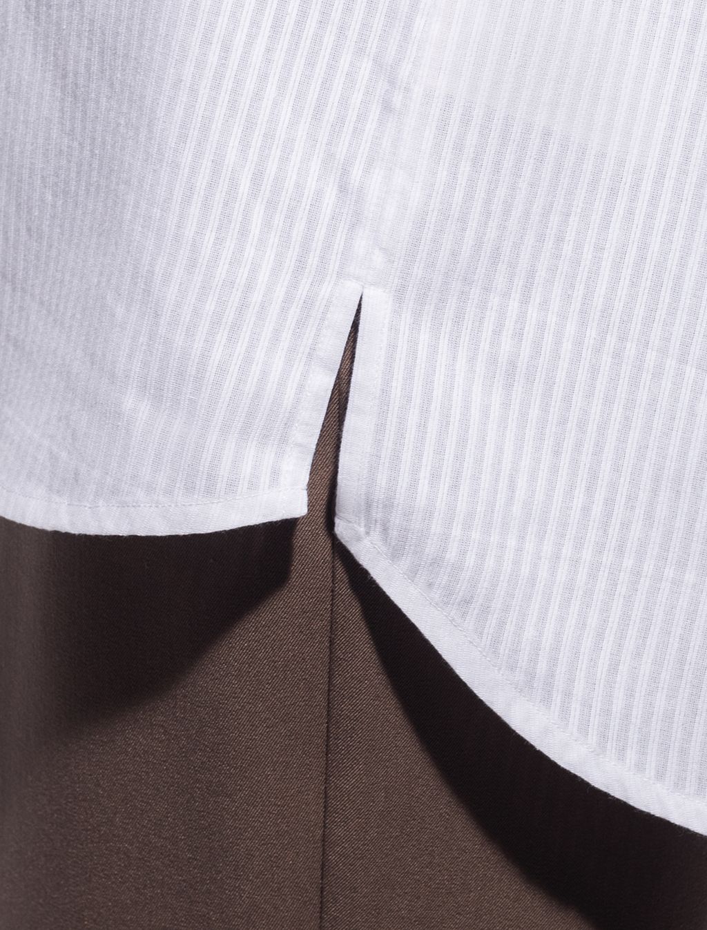 VILATTE / Блузка из 100% хлопка с разрезами по бокам  фото 5