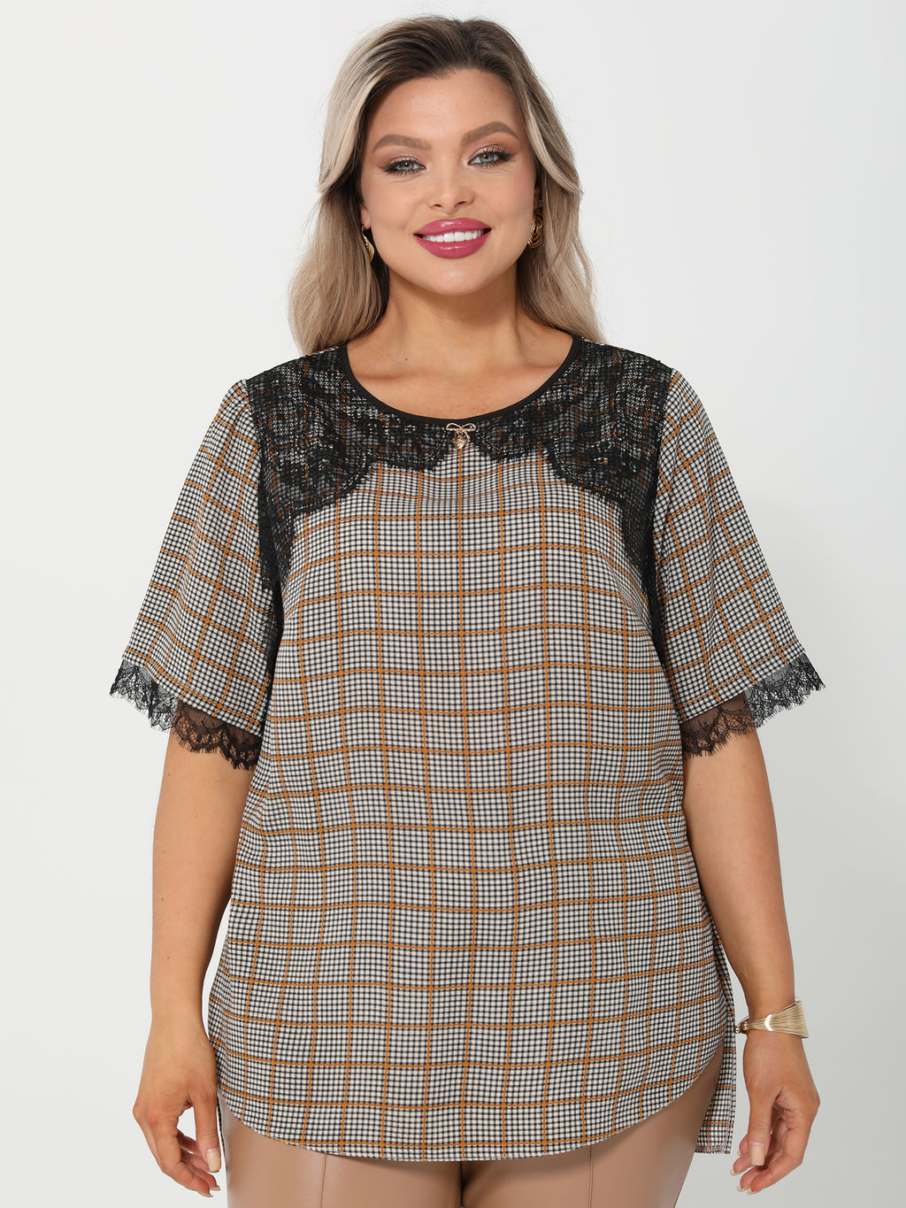 Блузка 0220-3 медово-бежевый