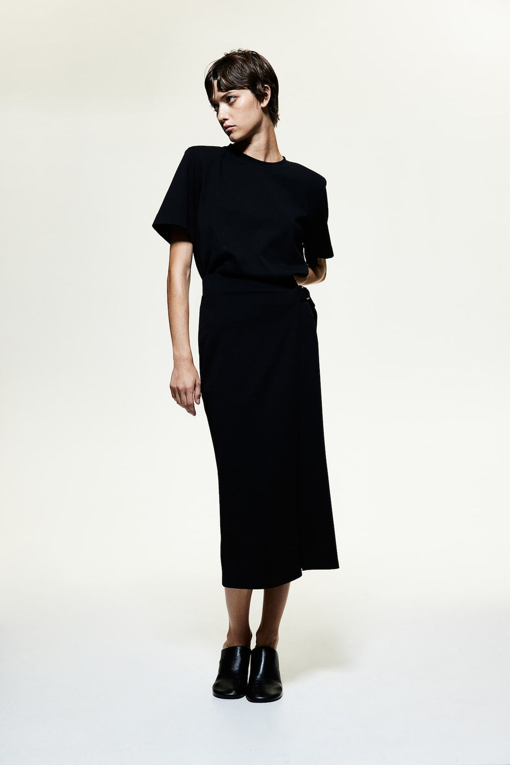 Falda cruzada de punto - H&m фото 3