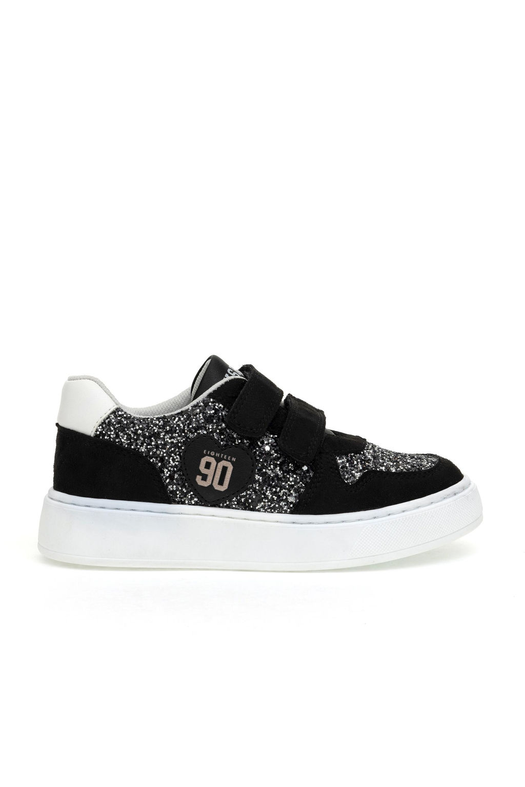 K_z _ocuk Siyah Simli Sneaker Ayakkab_ Sepette S_rpriz _ndirim - U.s. polo assn фото 2