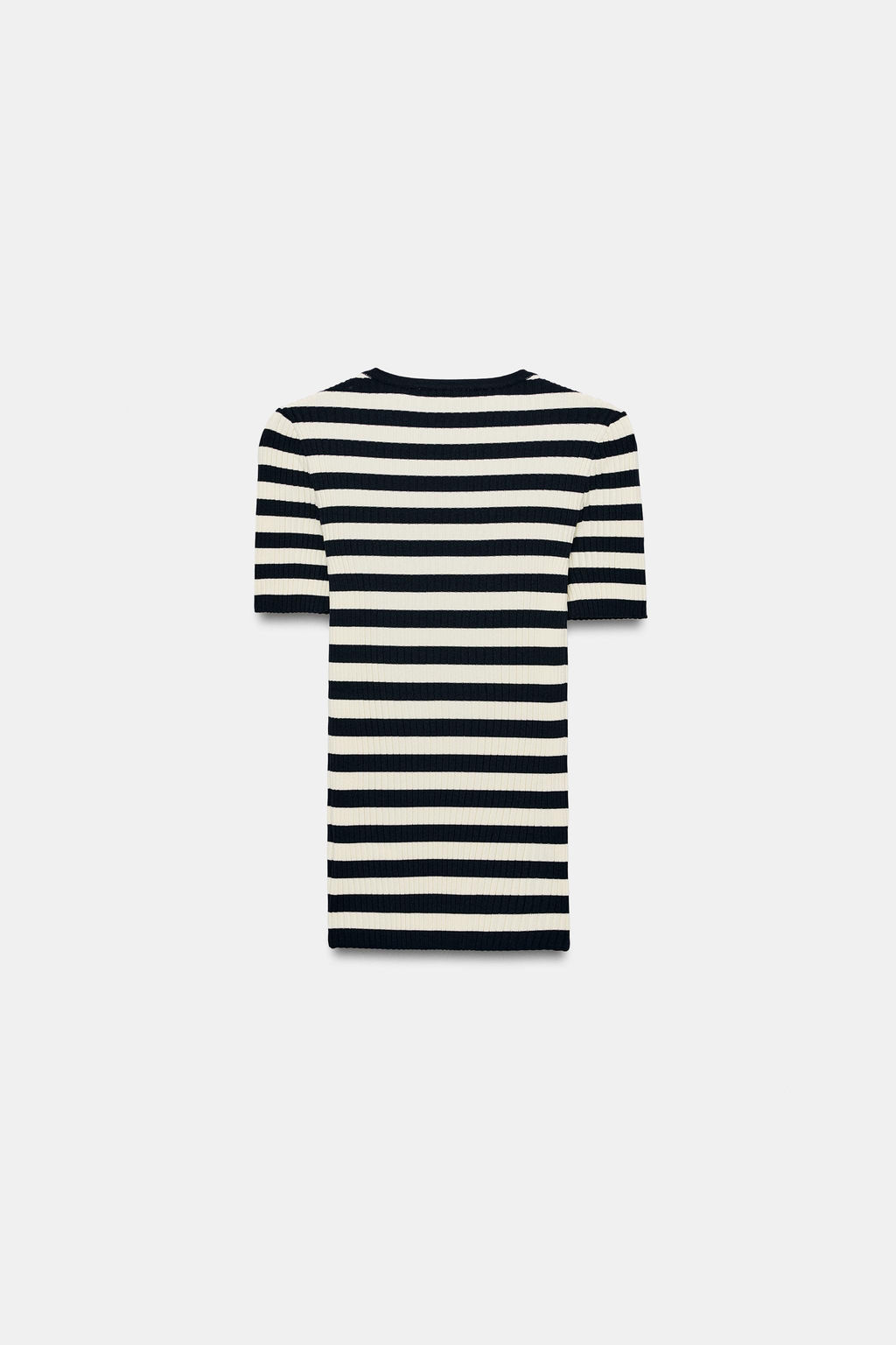 TOP PUNTO RIB RAYAS / Marino / Blanco - Zara фото 6