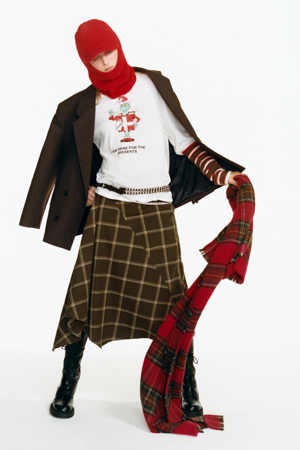 CHECKED SCARF - Zara фото 4