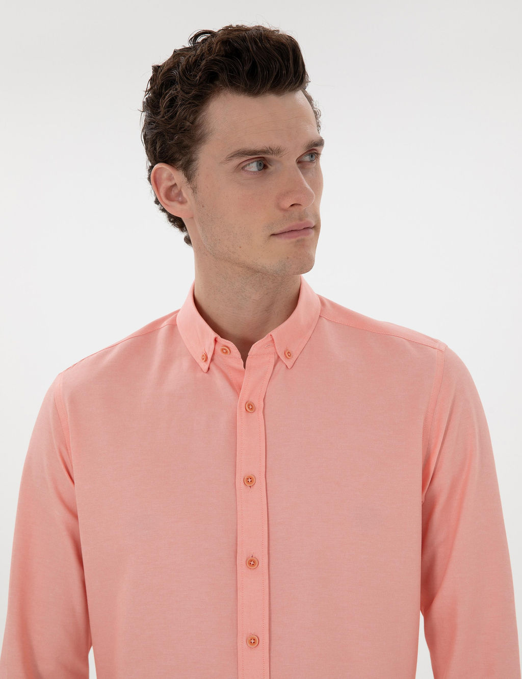 Рубашка Pierre Cardin Regular Fit розовая