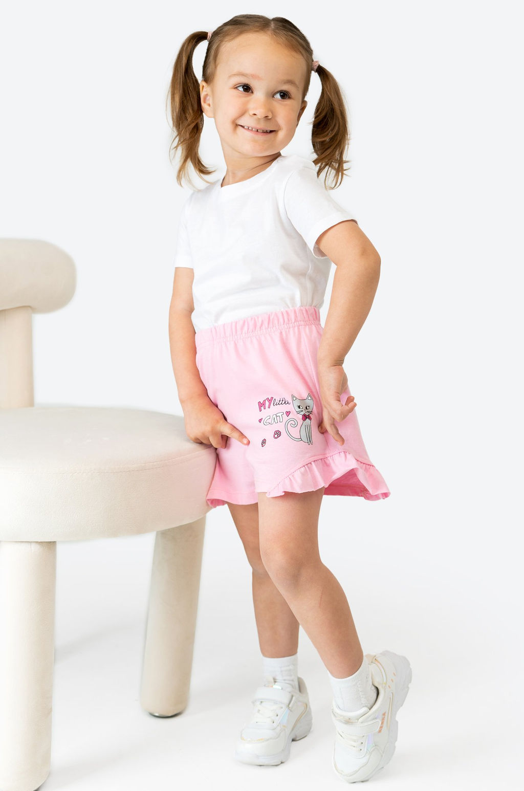 Хлопковые шорты для девочки Bonito  фото 27