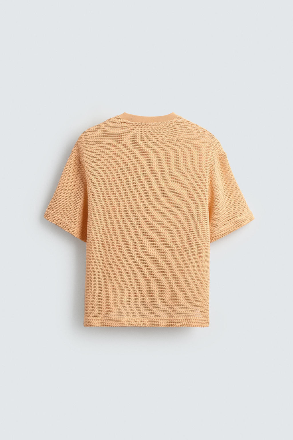OPEN TEXTURED T-SHIRT - Zara фото 8