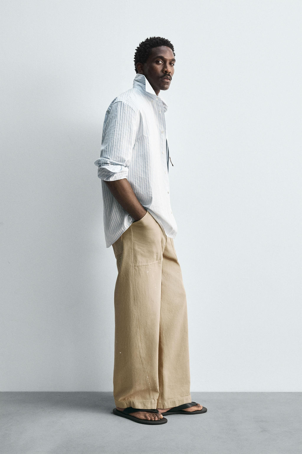 LIMITED EDITION STRIPED SHIRT - Zara фото 4