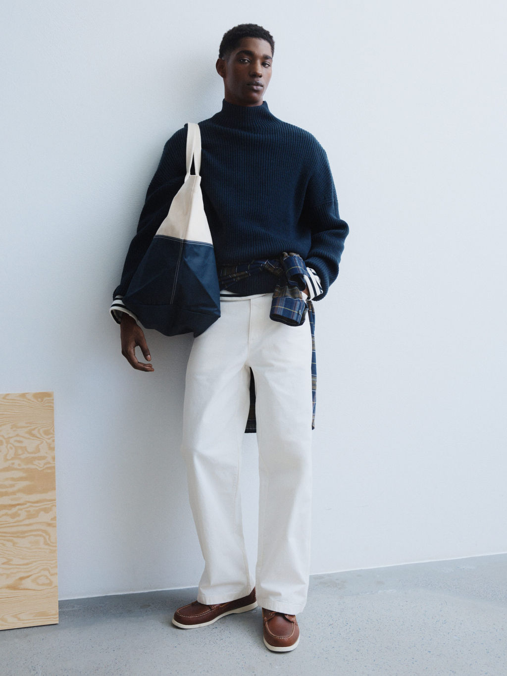 Pantalones de lona relaxed fit - H&m фото 6