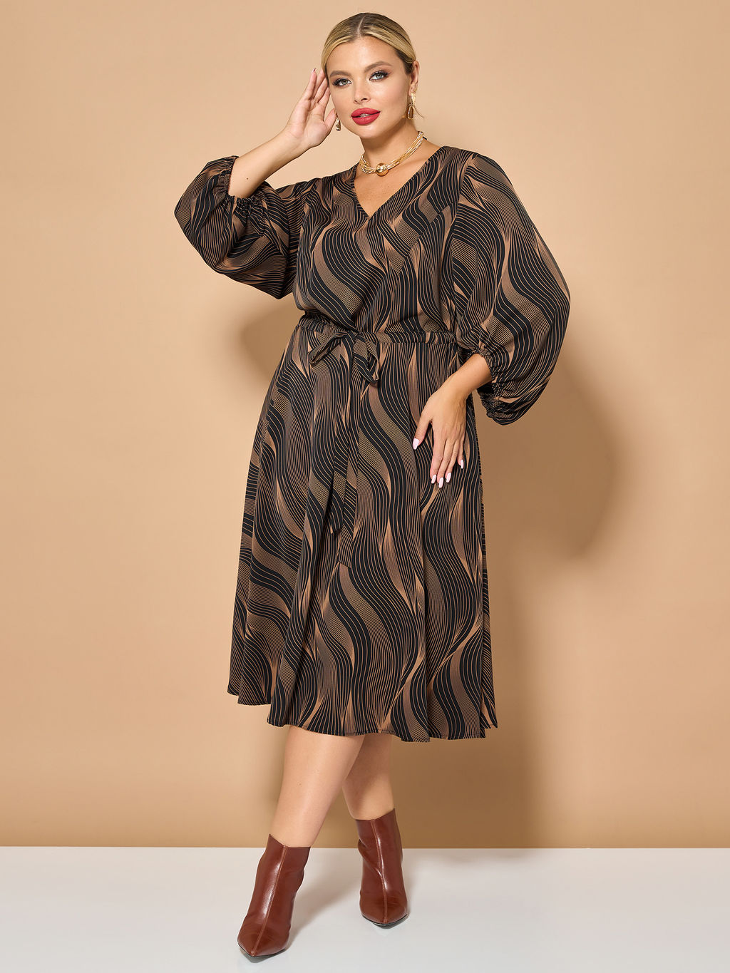 Платье 0327-1п синий - Dora фото 66