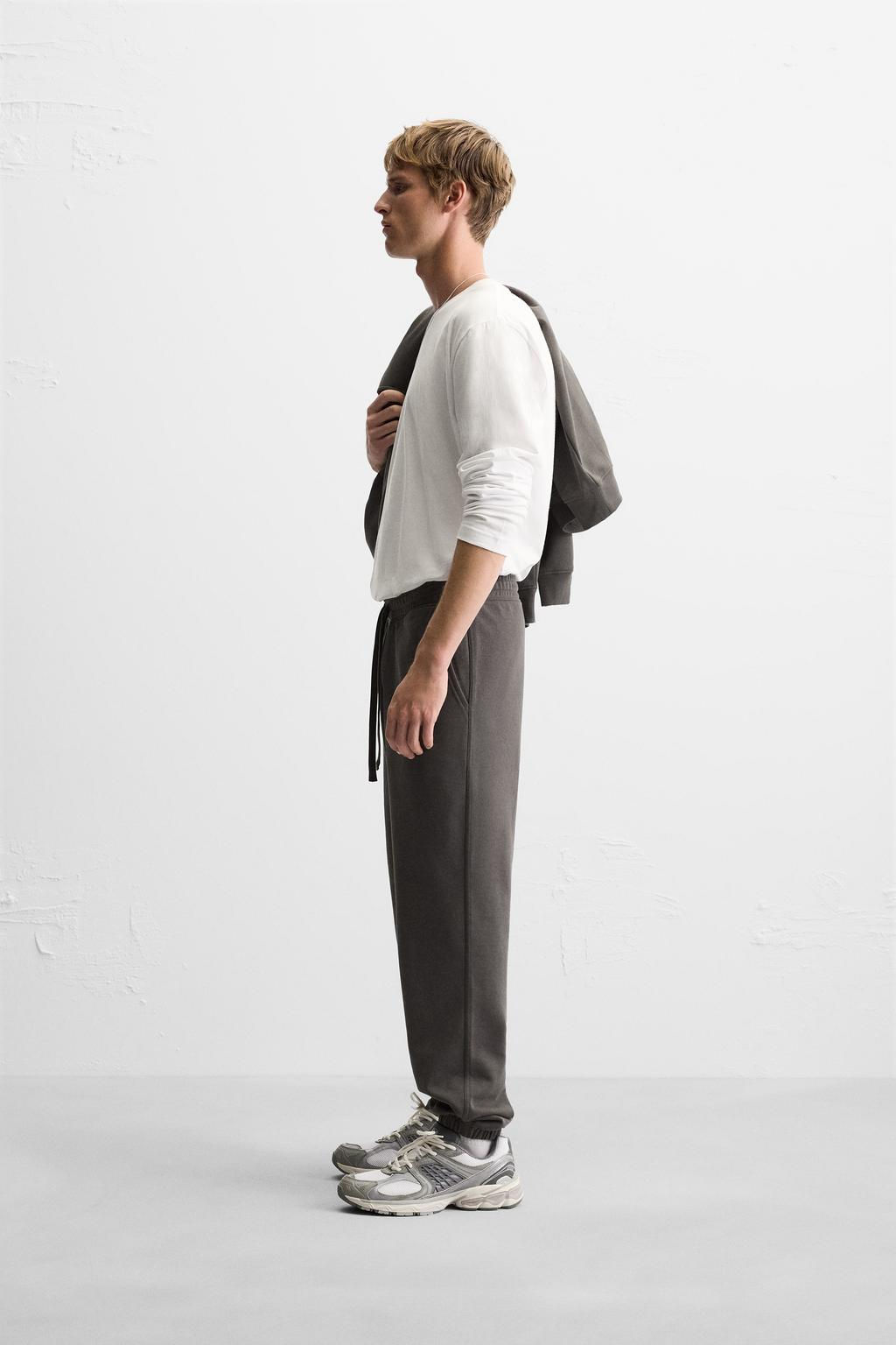 BASIC JOGGER TROUSERS - Zara фото 32