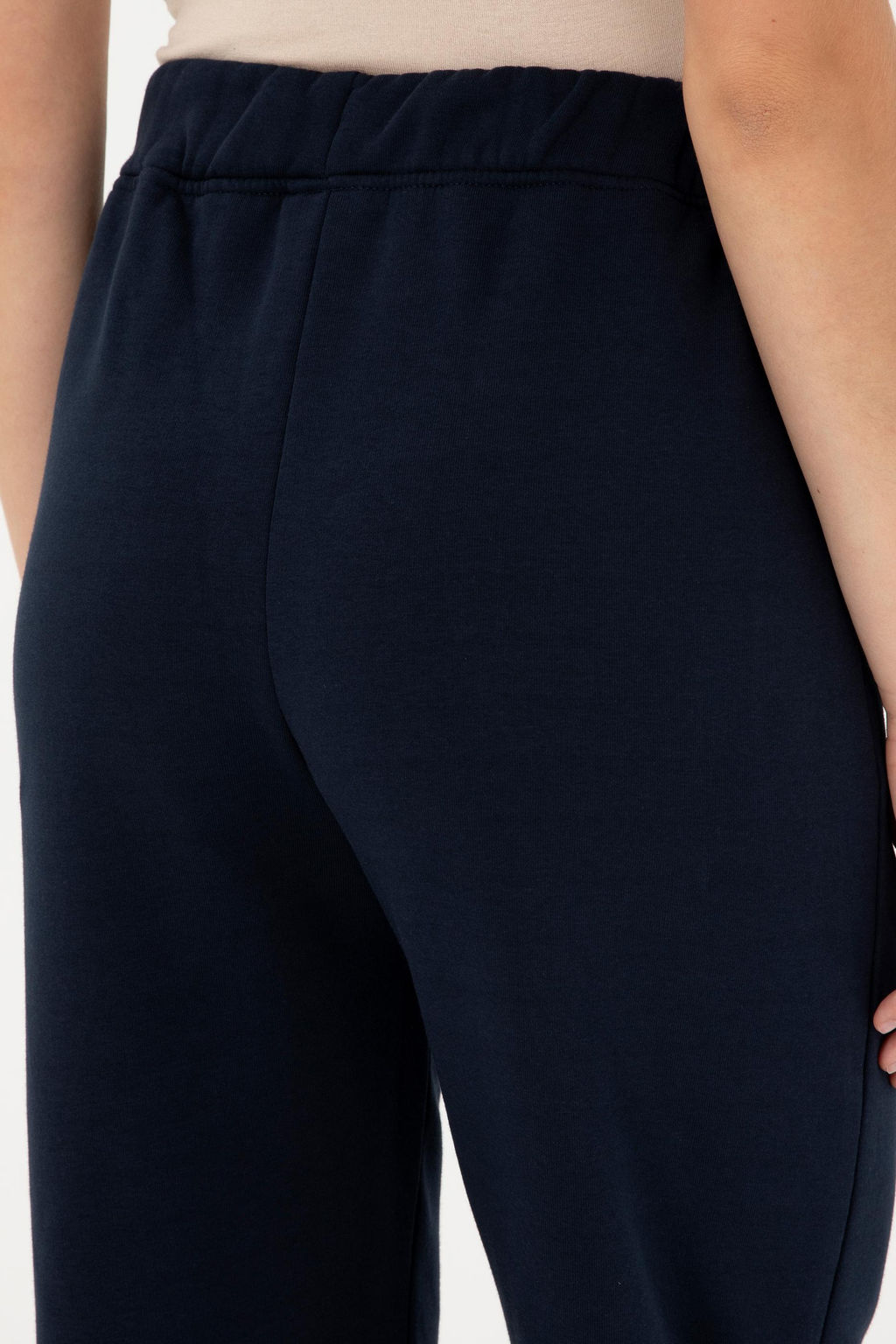 Штаны спортивные U.S. Polo Assn женские темно-синие хлопок с полиэстером  фото 6