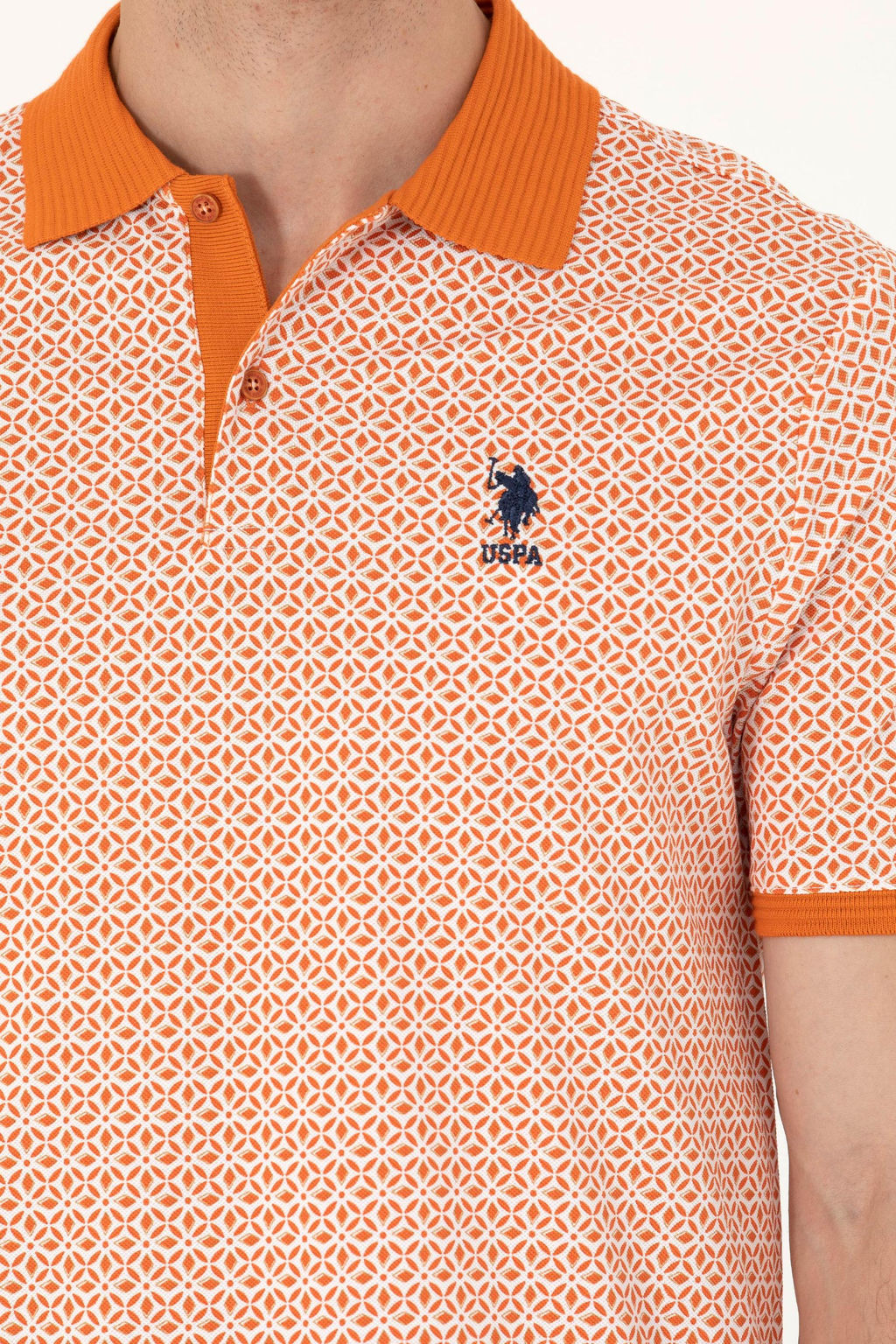 U. S. Polo Assn Мужская футболка с воротником-поло Brick - U.s. polo assn фото 7