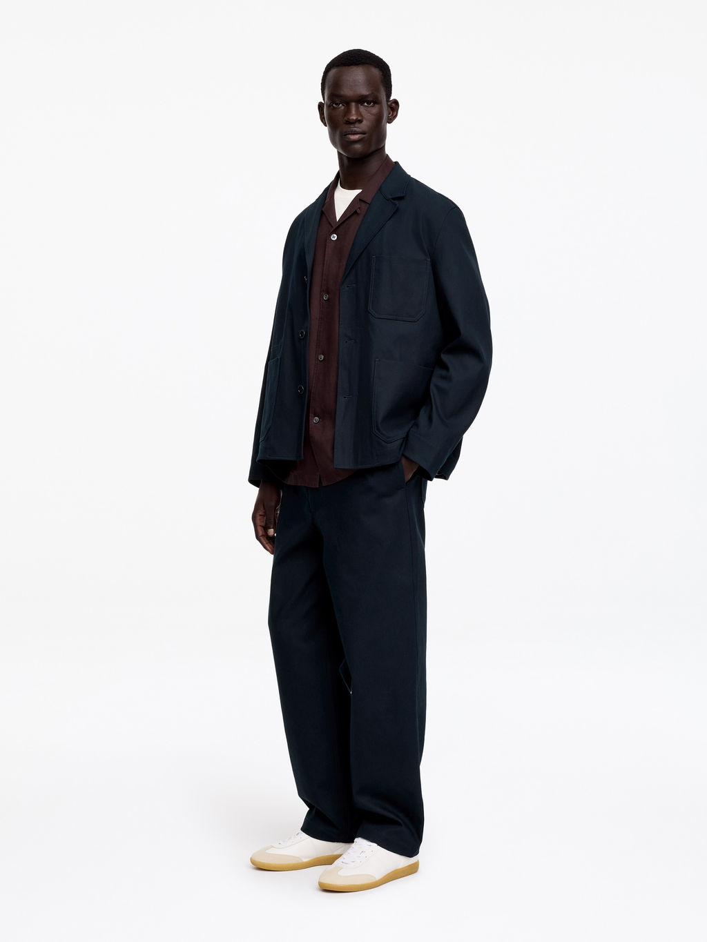 Pantalones de lino y algod?n loose fit - H&m фото 7