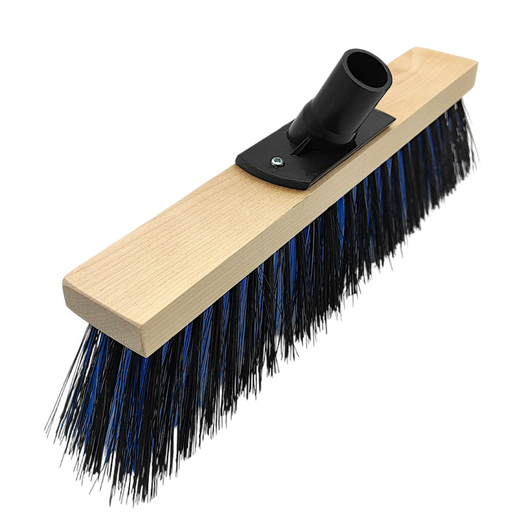 Щетка для пола деревянная 32х5х1,8мм, щетина 7,5см, 5-рядн., с наклонной втулкой с еврорезьбой