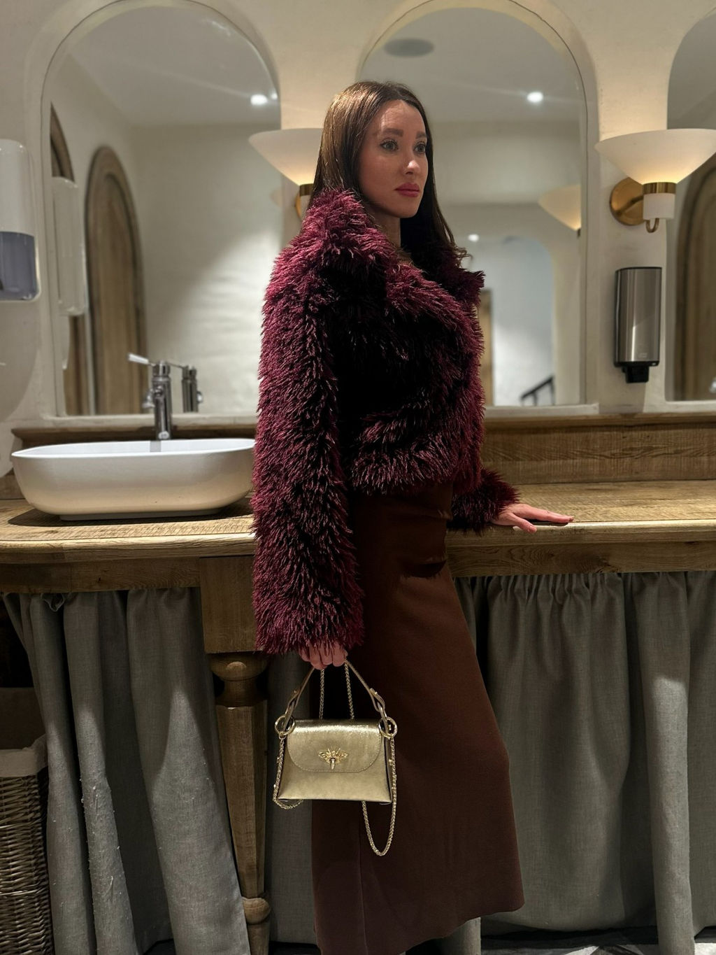 Сумка женская из телячьей кожи