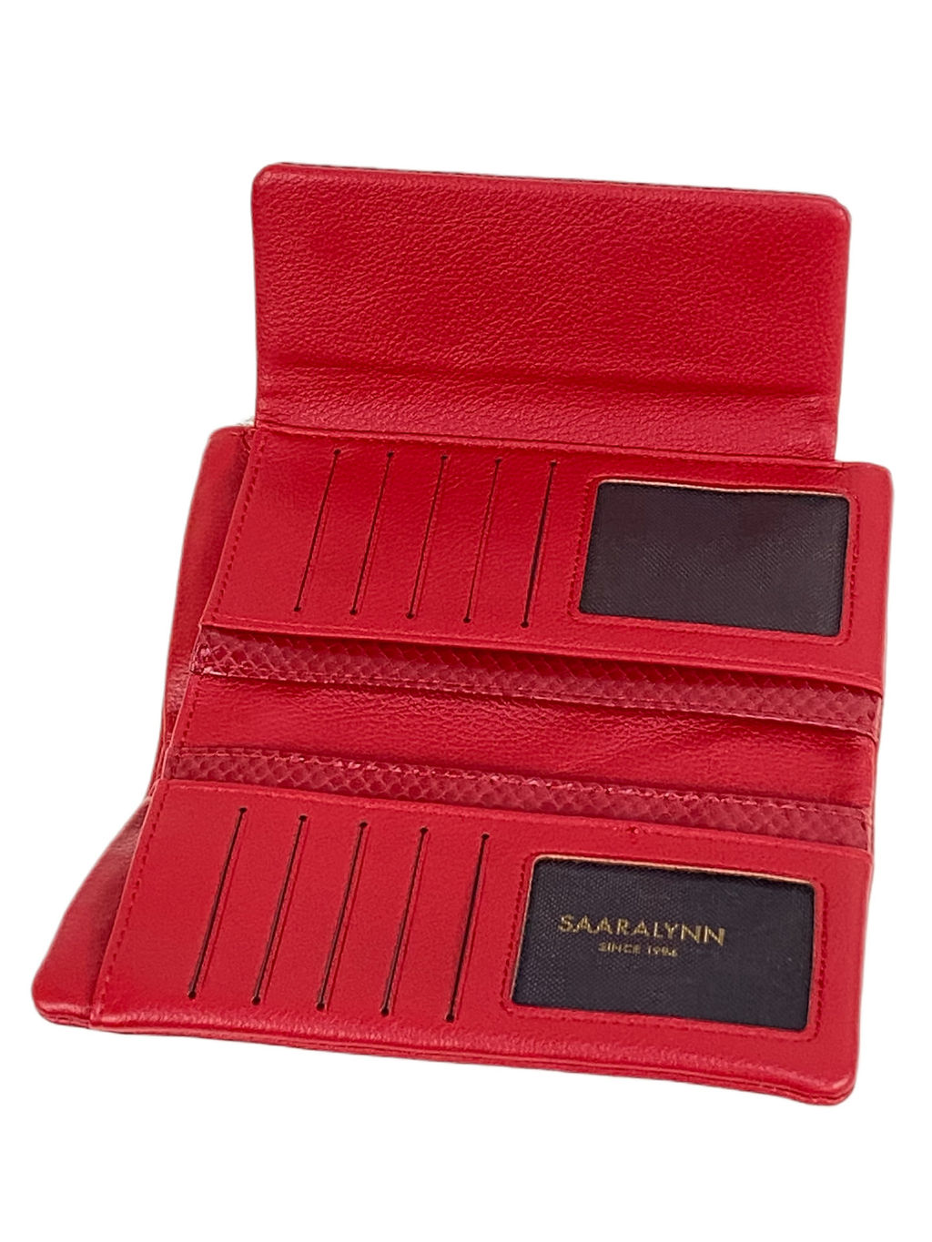 Женское портмоне из искусственной кожи, цвет красный - Greta фото 2