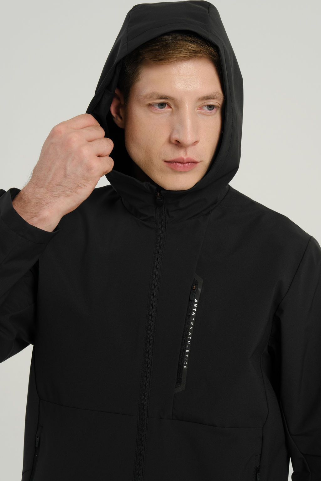 Куртка Черный TRN Woven Jacket - Anta фото 4