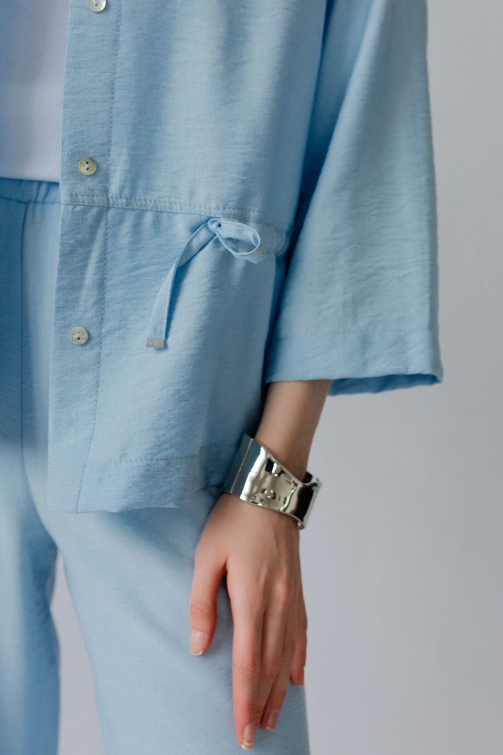 Блузка 4409/03/Голубой - Rise фото 4