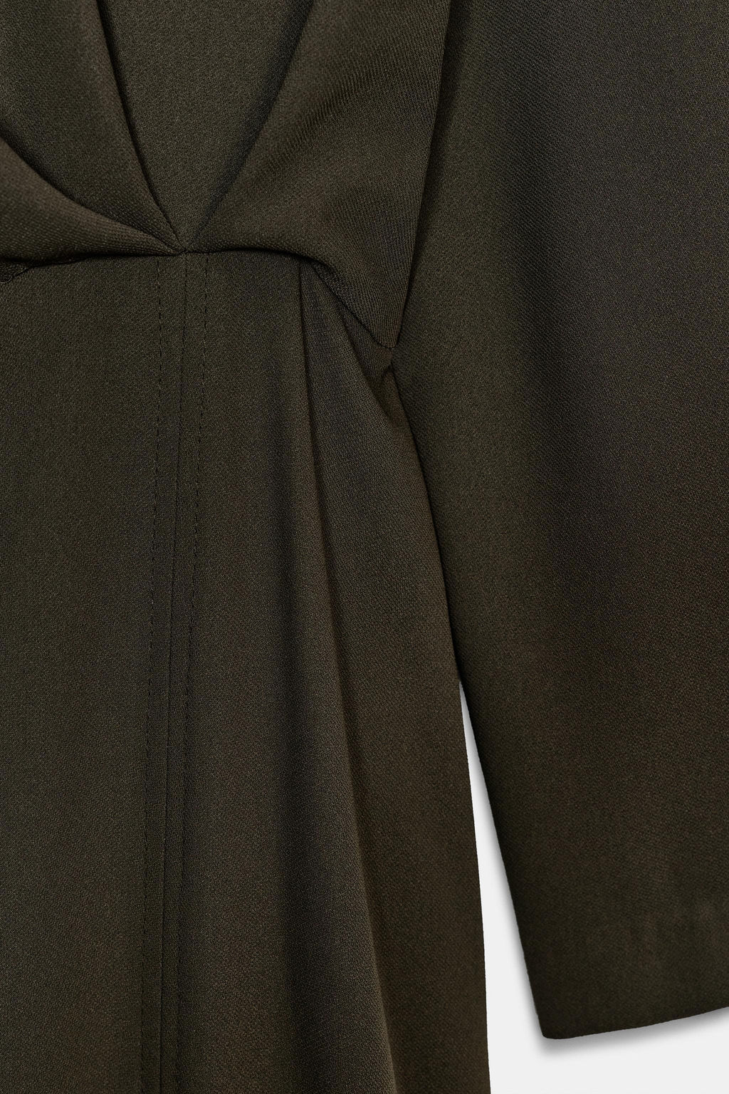 ZW COLLECTION PLEATED MIDI DRESS - Zara фото 9