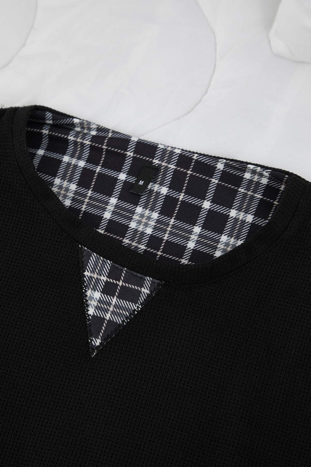 Siyah Regular Yumusak Waffle Orme Pijama Tak?m? TMNAW26PT00070 - Trendyolmilla фото 3