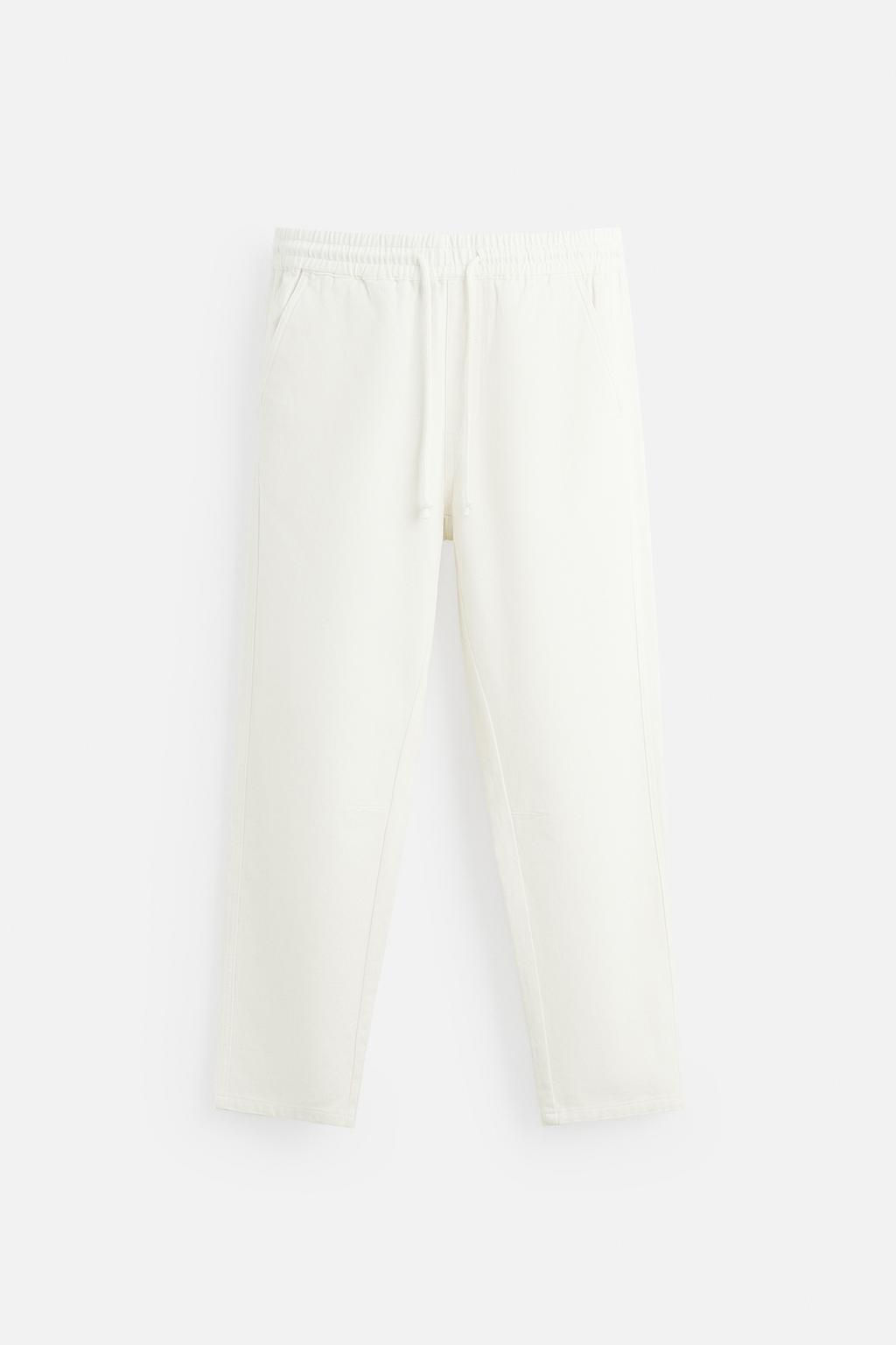 COTTON - LINEN TROUSERS - Zara фото 24
