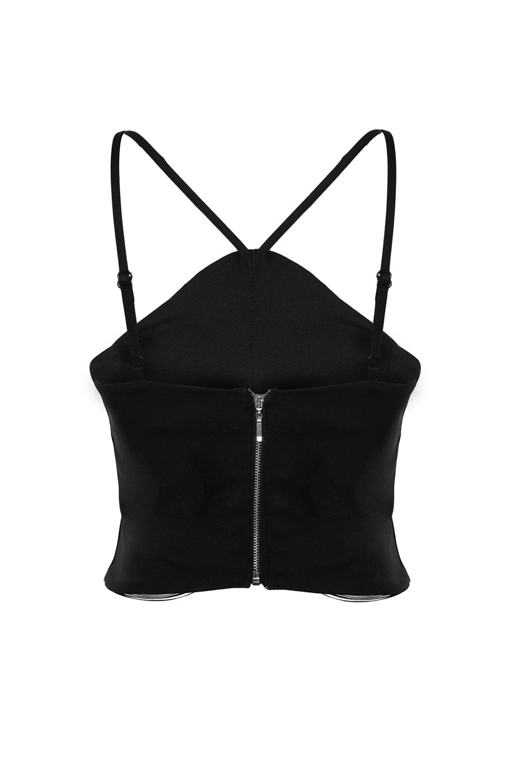 Trendyolmilla Siyah Crop Puskul Detayl? Dokuma Bluz TPRAW24BZ00082  фото 9