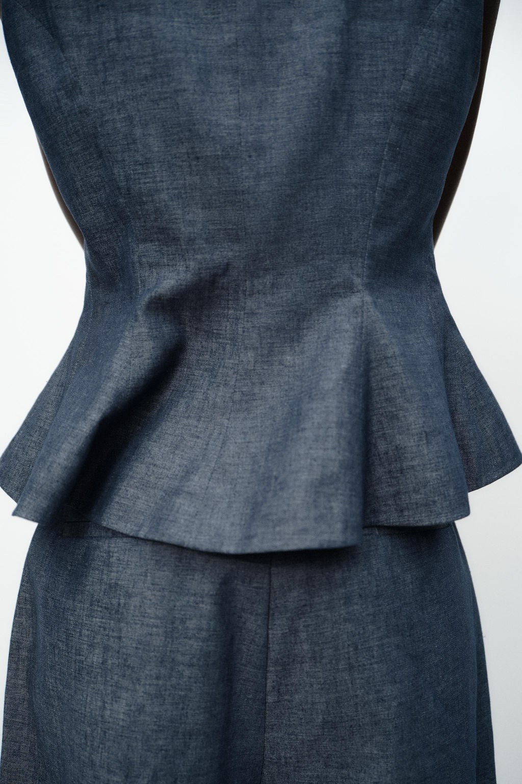 PEPLUM WAISTCOAT WITH LINEN - Zara фото 16