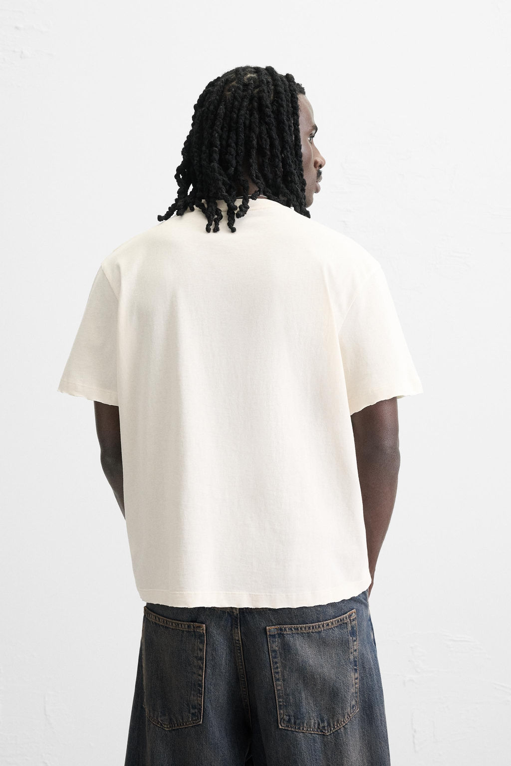 IRREGULAR TEXTURE T-SHIRT - Zara фото 3