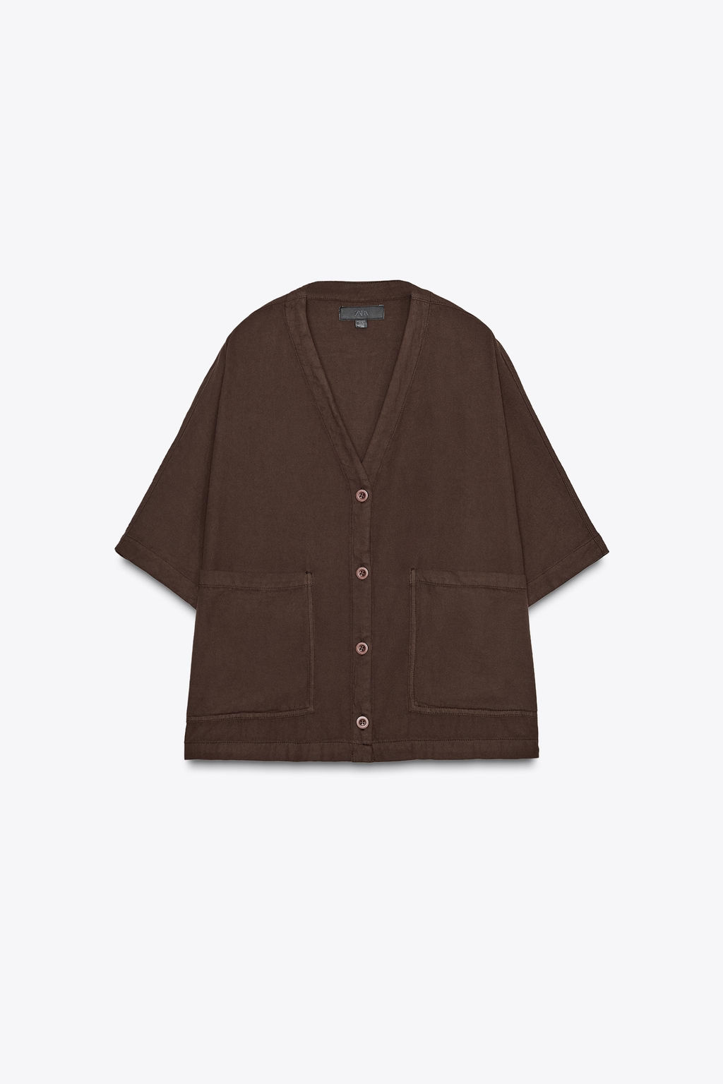 RELAXED SHIRT ZW COLLECTION - Zara фото 10