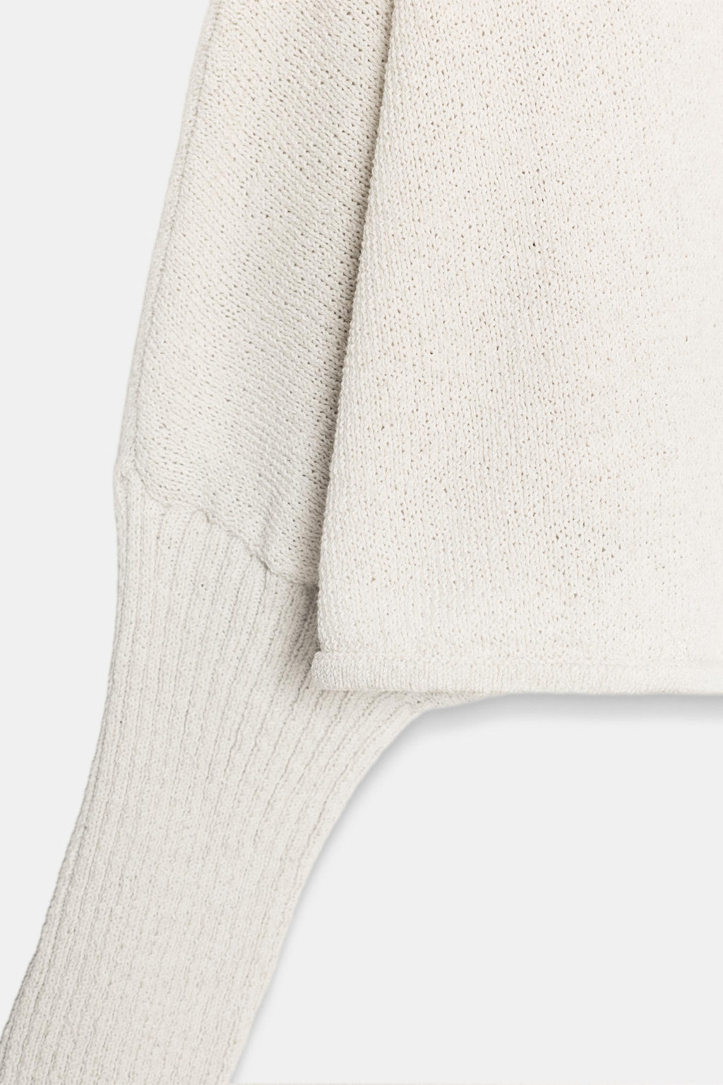 JERSEY CORTO PUNTO MANGA MURCI?LAGO / Crudo - Zara фото 9