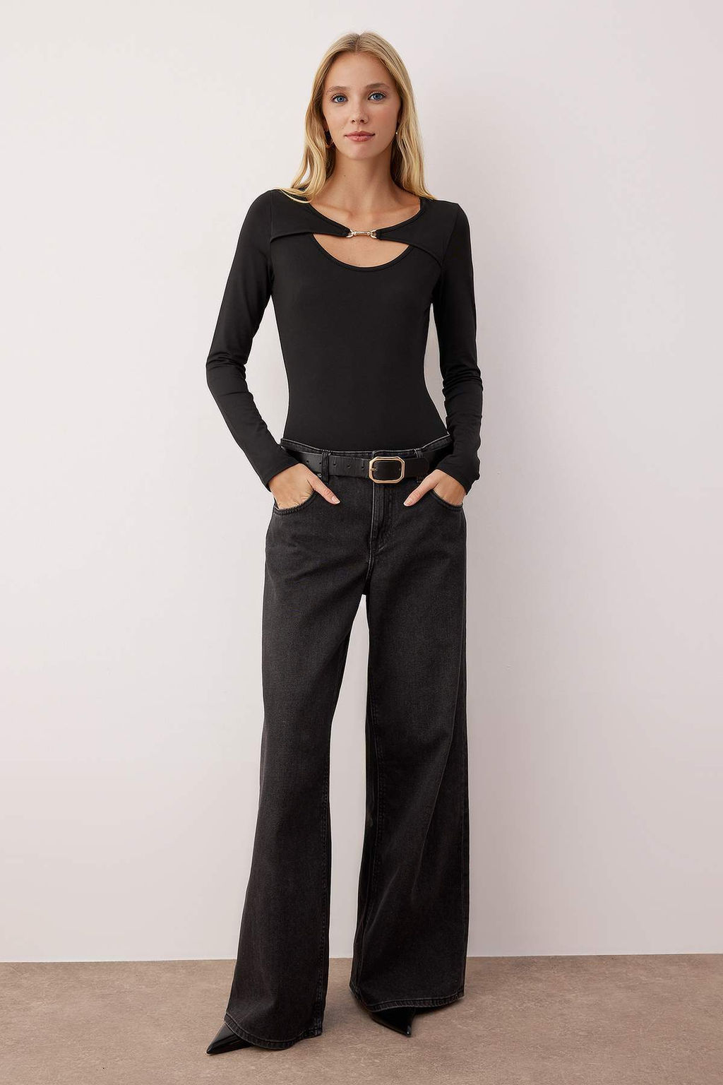 Haki Fitted/Vucuda Oturan Aksesuar Detayl? C?tc?tl? Esnek Orme Body TWOAW26BD00005 - Trendyolmilla фото 6