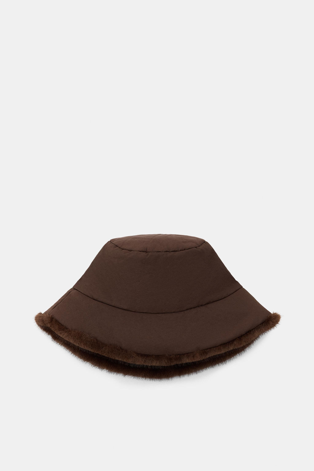 FAUX FUR NYLON HAT - Zara фото 4