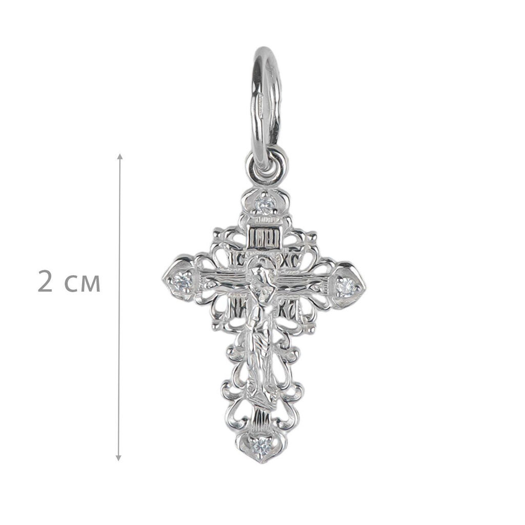 Крест, куб.циркон., ТРК3-460