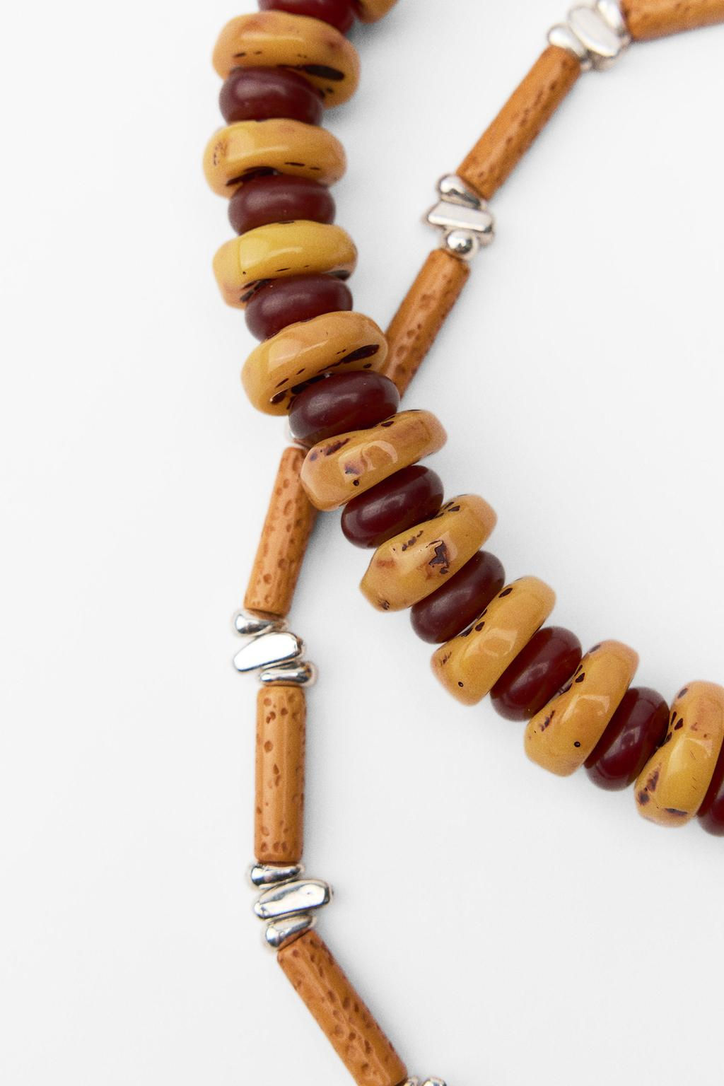 2-PACK OF RESIN BEAD NECKLACES - Zara фото 3