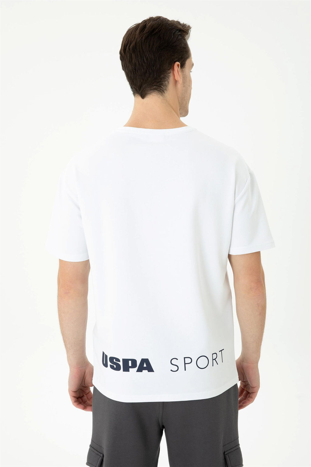 Мужская белая комфортная футболка с круглым вырезом Неожиданная скидка в корзине - U.s. polo assn фото 6