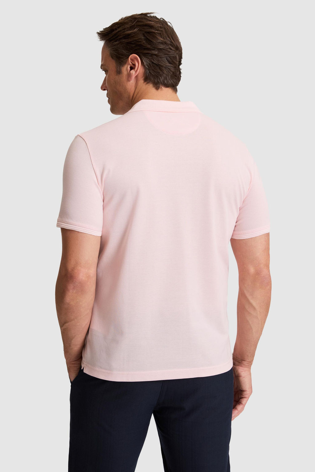 Erkek A__k Pembe Regular Fit Polo Yaka Basic Ti__rt - U.s. polo assn фото 5