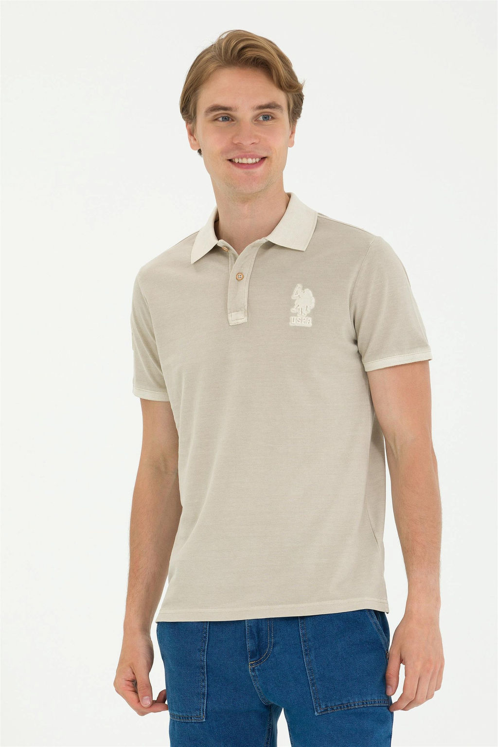 Мужская базовая футболка Stone - U.s. polo assn фото 3