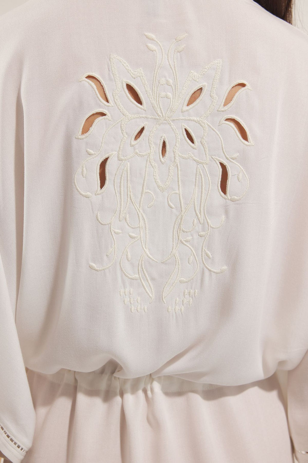 Haki Mini Dokuma Nak?sl? Plaj Kimono&Kaftan TBESS25KM00013 - Trendyolmilla фото 10