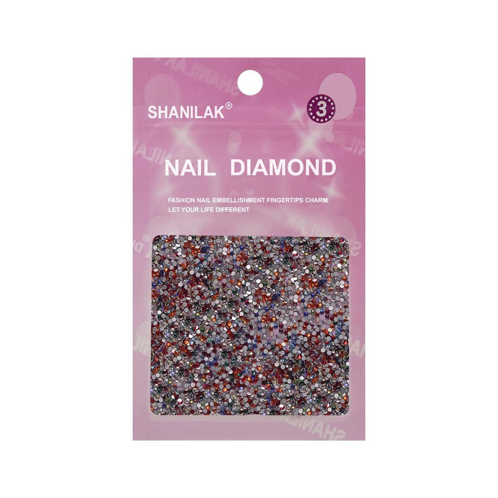 Nail Art Стразы для ногтей №3, мульти  фото 2