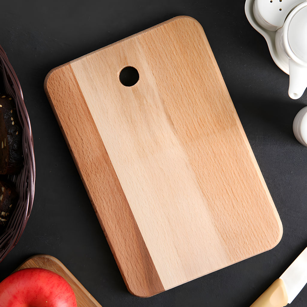 Доска разделочная 350х245х17 прямоугольная большая арт. 01-1 БШК