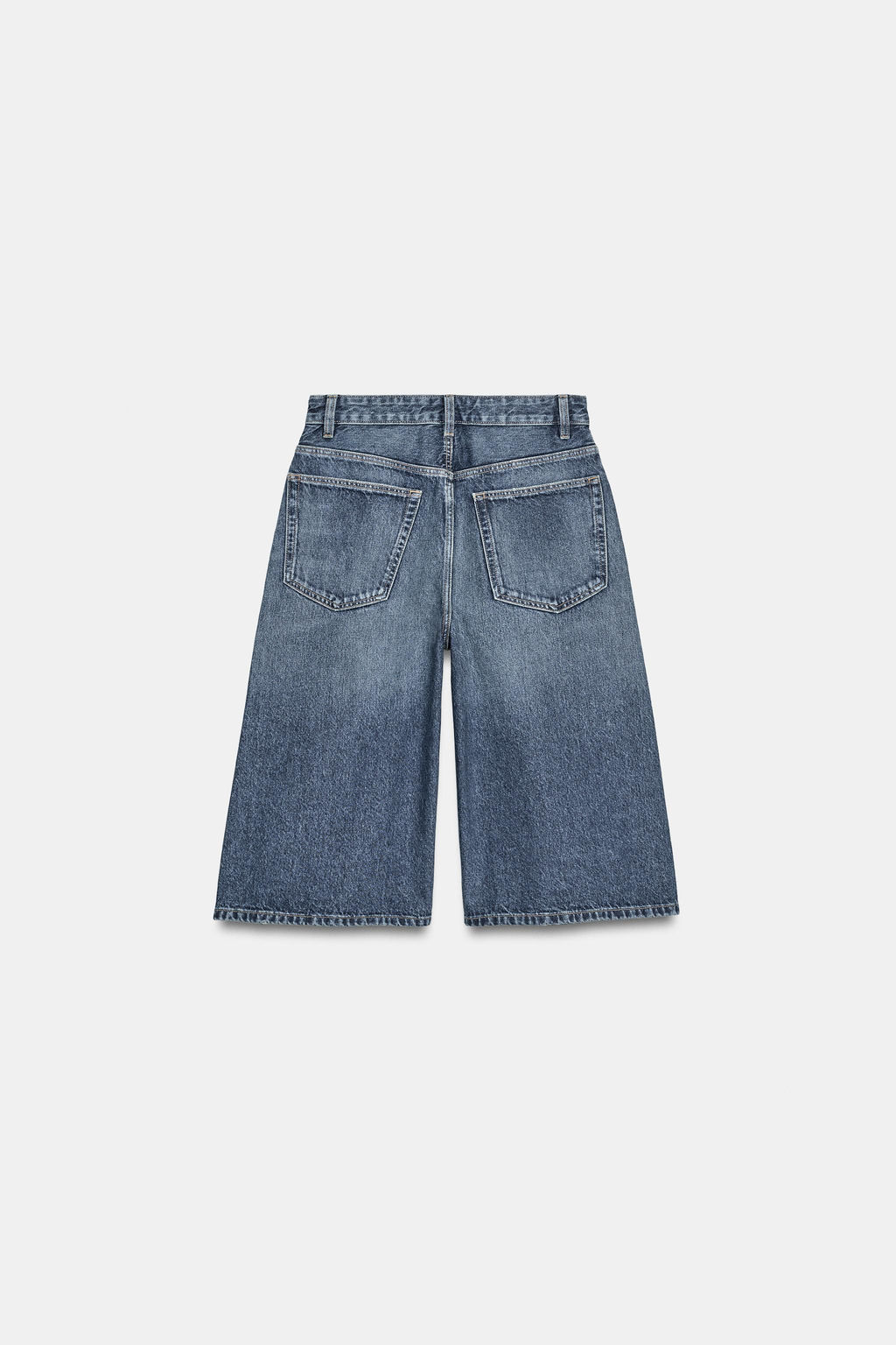BERMUDA JORTS DENIM TRF TIRO MEDIO / Azul - Zara фото 6