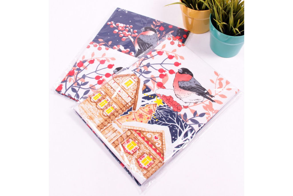 Набор полотенец Рогожка-Купон в пакете арт. РК 163 ад (12986-1) (3шт.)