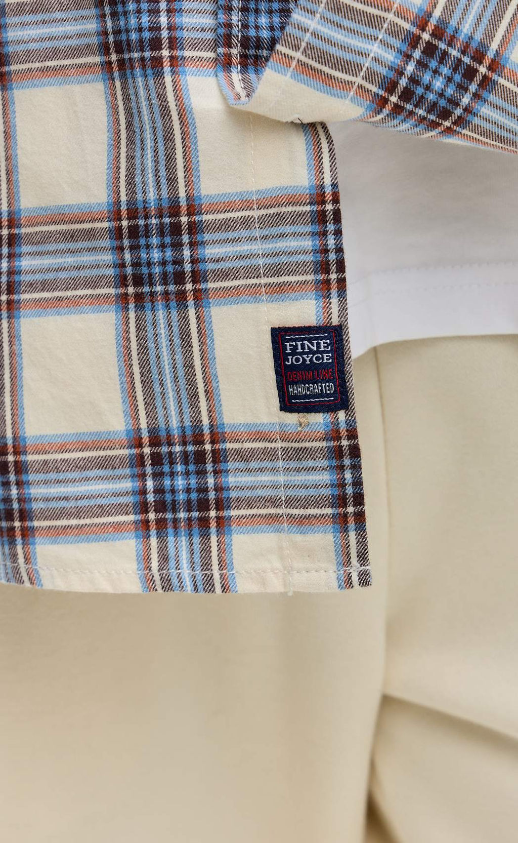 Рубашка F521-0460 milk-blue - Fine joyce фото 8