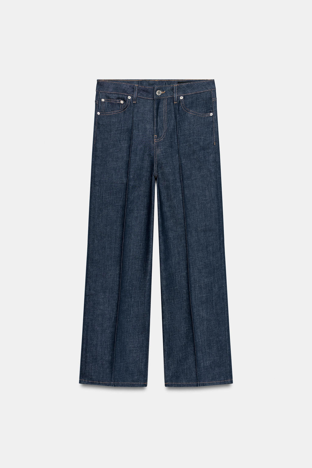 JEANS ZW COLLECTION WIDE LEG TIRO ALTO / Azul - Zara фото 7