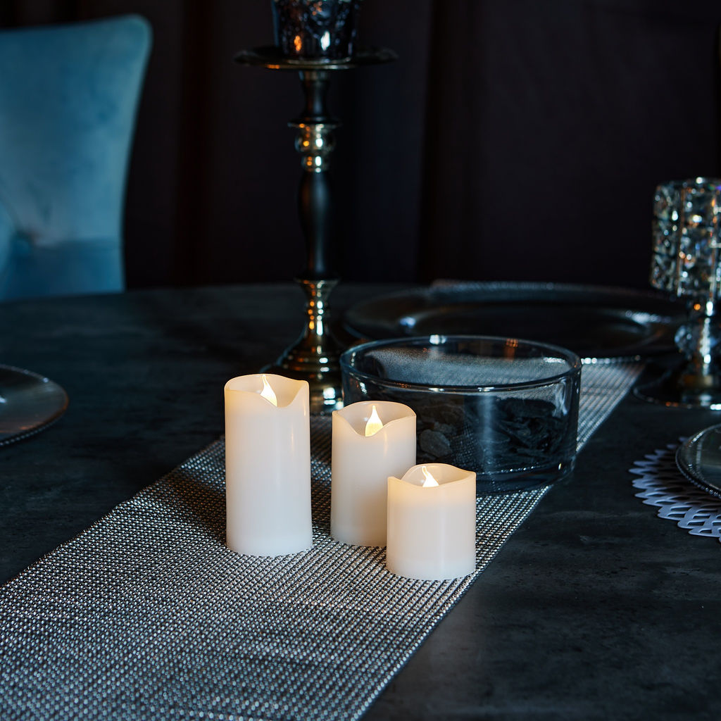 ULD-F060 WARM WHITE CANDLE SET3 Фигура светодиодная Свеча на батарейках CR2032 (в/к), в составе набора из 3 штук. 1 светодиод. Теплый белый свет. TM Uniel - Volpe фото 5
